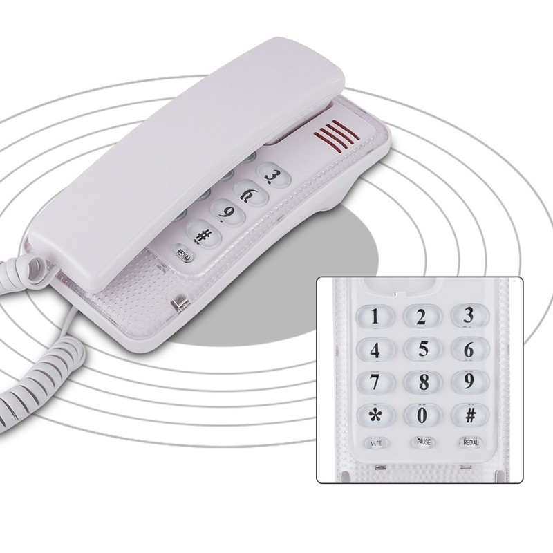 Wall Mount Landline Telephone Extension No Caller ID Home Phone