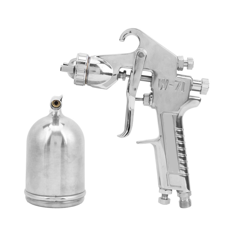 Spray Gun Set Upper Pot Gravity Feed Paint 1.8mm Fluid