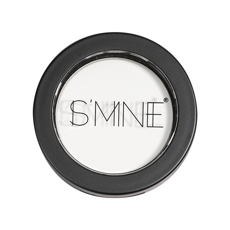 IS'MINE Single White Matte Eyeshadow Powder Palette High Pigment, Longwear,