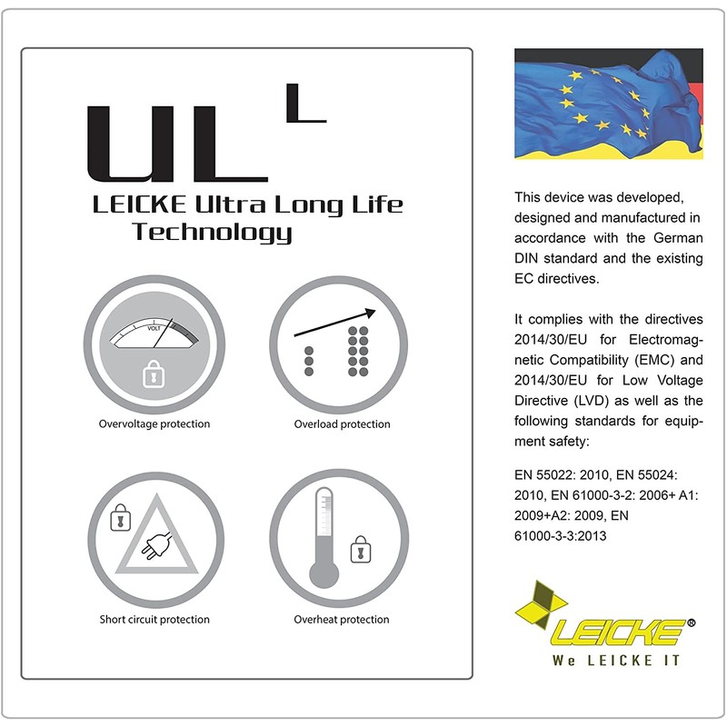 LEICKE Fischer-E-Bike Power Supply 84 W, 42 V, 2 A,