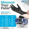 Hand-E Touch Black Nitrile Disposable Gloves Large, 50 Count -