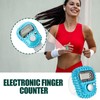 Digital Tally Counter,Manual Counter Clicker - Resettable Lap Record Ring