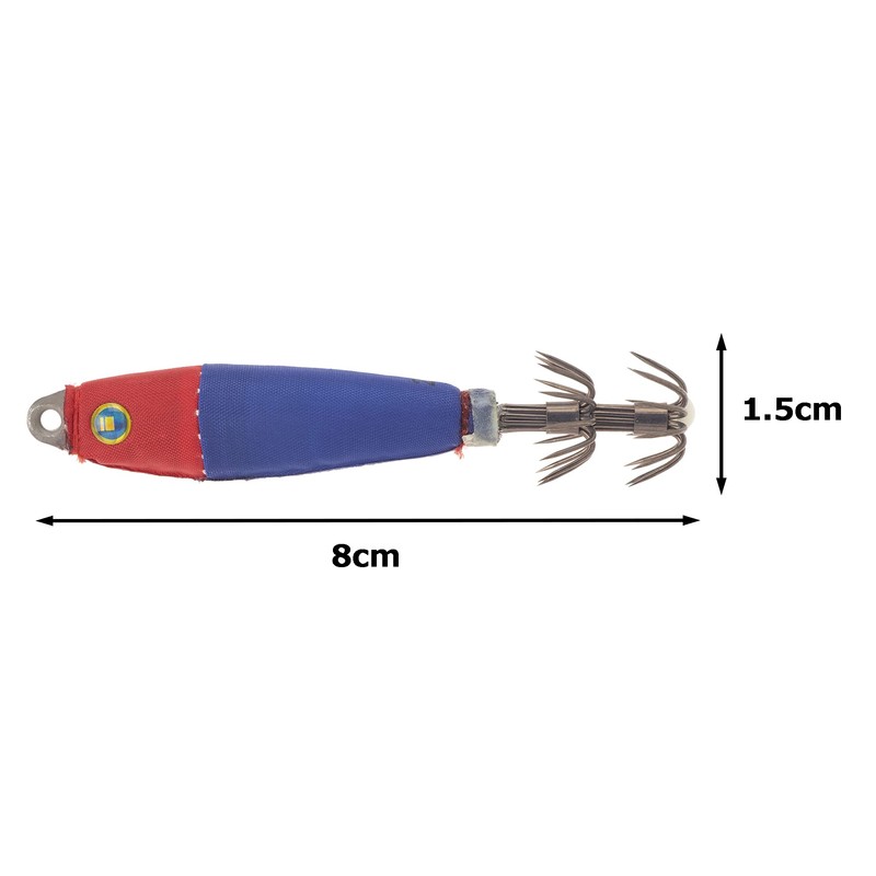 Major Craft DTG-SUTTE 20#6 RED/BLUE (BLUEGLOW) Bullet TG Squid No.