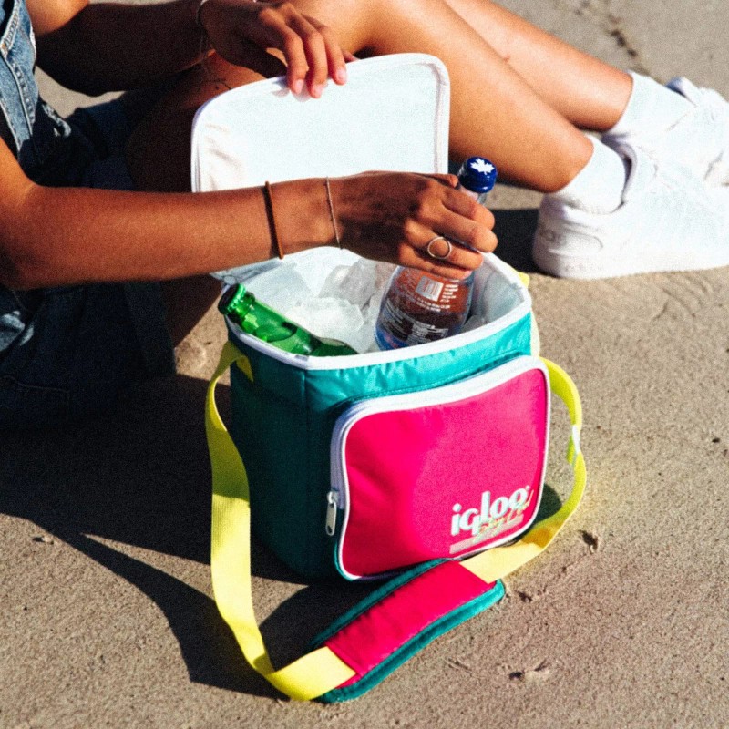 Igloo Retro Neon Ice Chest Carryable Cooler Lunch Bag Insulated