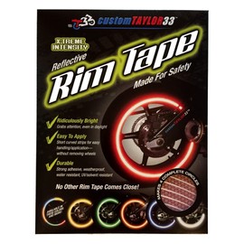 customTAYLOR33 Special Edition Pink High Intensity Grade Reflective Copyrighted Safety Rim Tapes, 10" (Rim Size)