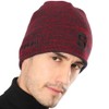 DOANNOTIUM - Gorro de Punto para Hombre, diseño de Calavera,