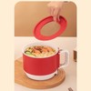 1.8L Electric Cooking Pot Multifunction Efficient Prevents Stick Foldable Handle