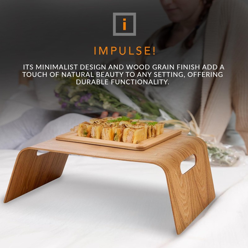IMPULSE! Copenhagen Wood Laptop Tray - Bed & Breakfast Serving