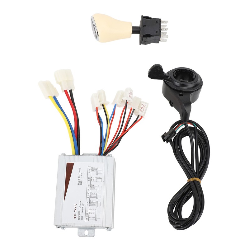 Electric Bike Controller Kit 24V 350W Motor Controller Thumb Throttle