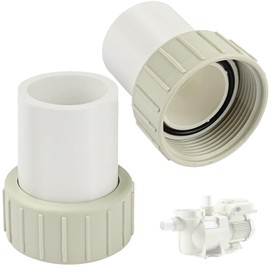 350157 Union Replacement Kit for Pentair SuperFlo & SuperFlo VS Pool Pumps – Compatible with Pentair 342001 & SuperMax Inground Pool and Spa Pumps – Heavy-Duty PVC Union Fittings, 2 Pack