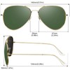 KANASTAL Sunglasses for Women Men Polarized Sunglasses Green Sunglasses Gold