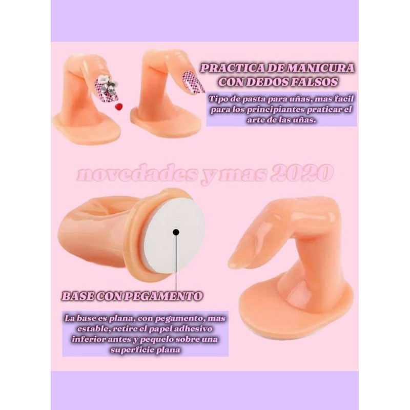 50 Piezas Dedos De Uñas Practica Para Diseños Uñas Muestrio,arte
