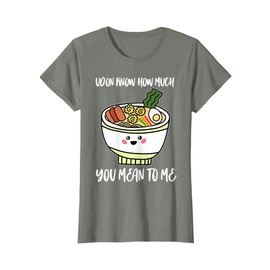 Udon Ramen Funny Kawaii Japanese Noodle Maglietta