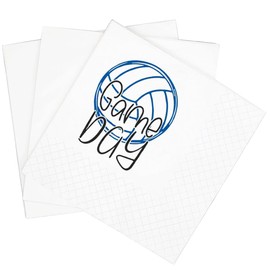 SharkBliss Funny Volleyball Quotes Cocktail Napkins, 100 Pack Game Day Volleyball Saying Disposable Beverage Bar Paper Cocktail Napkins For Party Table Decor 2-Ply, 5x5" (Game Day Volleyball)