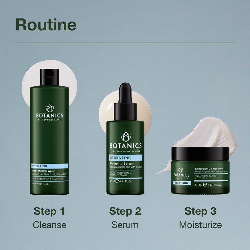 Botanics Hydrating Serum - Skin Plumping Serum for Face &