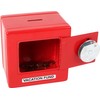 Money Box Combination Metal Lock Safe – Red