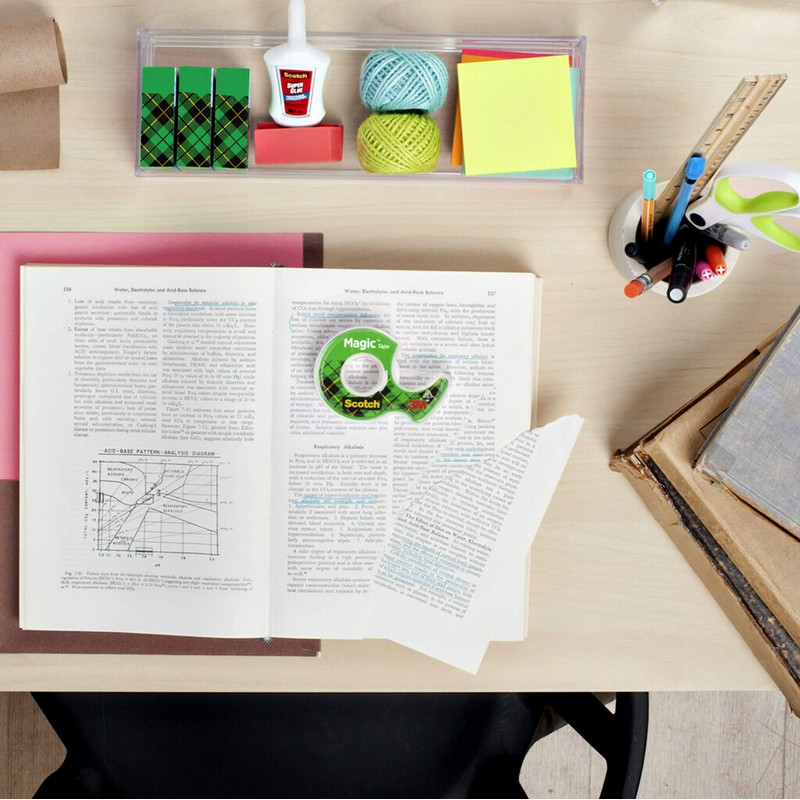 Scotch Magic Tape, 3 Rolls, Numerous Applications, Invisible, Engineered for