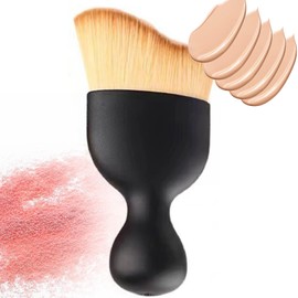 Fake Tan Brush,Tanning Brush,Tan Brush,Miracle Brush Tanner,Tanning And Makeup Brush,Tan Applicator for Natural Streak-Free Fake Tan,Blending Blush Body Buffing Brush for Self Tanning Hands/Feet/Face