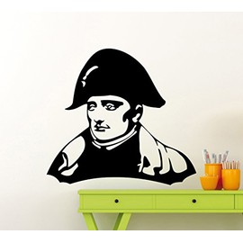 Napoleon Bonaparte Wall Decal French Emperor Vinyl Sticker Home Nursery Kids Boy Girl Room Interior Art Decoration Any Room Mural Waterproof Vinyl Sticker (215xx)