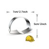 WJSYSHOP Crash Helmet Safety Hat Shape Cookie Cutter