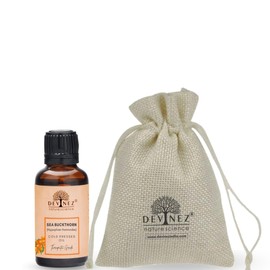 Devinez Sea Buckthorn Cold-Pressed Oil, 50ml 100% Pure, Natural & Undiluted, Calms Irritated Skin, Repairs Damaged Skin, Moisturizes Dry Skin, Soothes Sunburn, Powerful Anti-Aging Properties