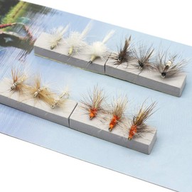 YZD Fly Fishing Big Trout Flies Kit Top 10 Steelhead Flies Flyfishing Gear Premium Wet Dry Flies Trout Lures Streamer Nymph Emerger Fishing Assorted Trout Flies Bass Salmon (Classic Trout Flies Kits 05)