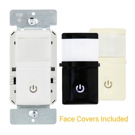 ENERLITES Motion Sensor Switch with LED Backlight, PIR Sensor, Motion Sensor Closet Light, 500W, 4A, Neutral Wire Required, HMOS