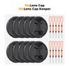 K&F Concept 49mm Lens Cap 10 Pack Snap-on Front Camera