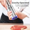 Gravity Electric Pepper and Salt Grinder Set - Adjustable Coarseness
