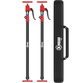 XINQIAO Cabinet Jacks for Installing Cabinets, Heavy Duty Third Hand Tools Adjustable Support Pole from 49.2 in to 114.2 in, 2 PCS