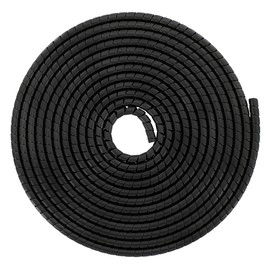 XIENLIU Spiral Wrap Hose Cable Protector - 0.5" OD x 25' Pre-Cut Lengths-Safe Hose Protector to Avoid Wear and Extend Life for Hydraulic Pneumatic Hoses