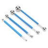 Caulking Tool Kit, 4Pcs Metal Ball Tile Caulk Finishing Tools,Tile