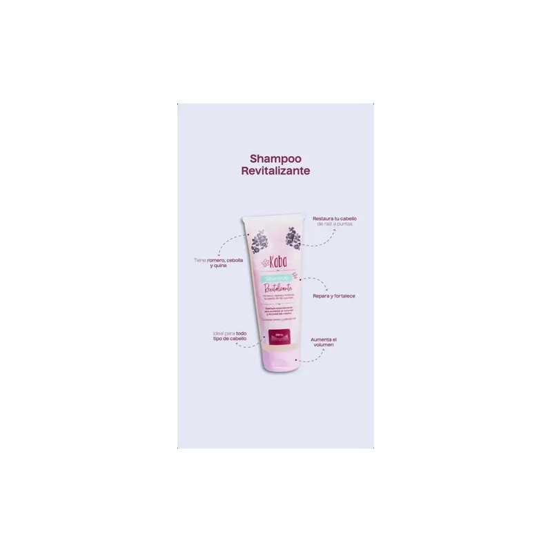 Dúo Revitalizante Kaba 1 Shampoo Revitalizante 1 Tratamiento