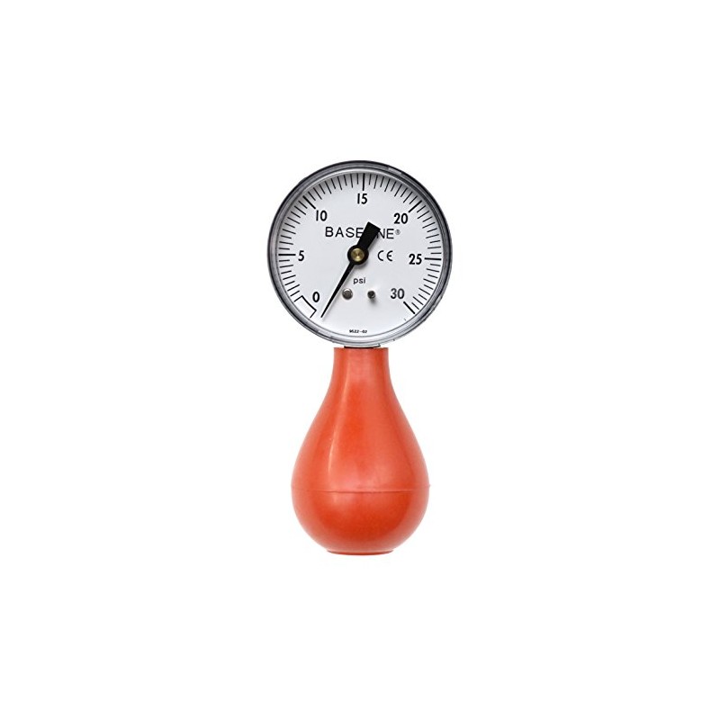 Baseline 12-0290 Dynamometer, Pneumatic Squeeze Bulb 30 PSI Capacity, No