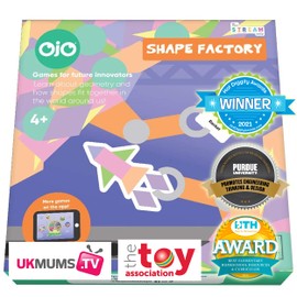 OjO Shape Factory Creative & Educational Toy for Toddlers | Kids Learn Shapes Game - Boost Math, Counting and Creative Skills with Our Logic and Matching Games for Kids Ages 3-5