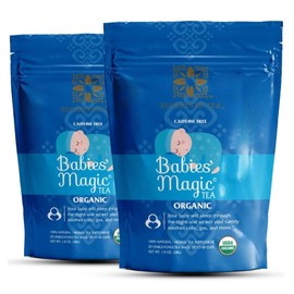 BABIES' MAGIC TEA for Baby Colic and Gas Relief - NO Caffeine Baby Colic Tea for Babies and Newborns - 80 Servings - 40 Count(2 Pack)