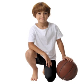 OEBLD Single Leg 3/4 Compression Tights, Unisex Sports Compression Pants, One Leg Basketball Leg Sleeves