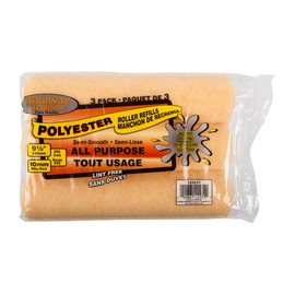 3 pack Paint Roller Refill Sleeves - 9 ½in 10mm Pile