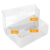 WestonBoxes Plastic Business Card Boxes - Holds 125 Business Cards