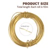 Picture Hanging Brass Wire, 32.5 Feet(10m) Braided Picture Wire Heavy