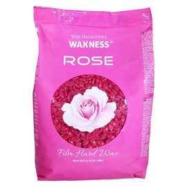 Wax^ness Rose - Film Hard Stripless Wax Beads 2.2 lbs. - 1 kg. Bag