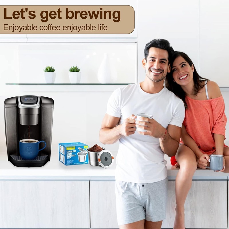RETHONE Reusable K Cups for Keurig 1.0 & 2.0 -