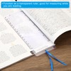 PATIKIL Bookmark Magnifier with 6 Inch Ruler, 4 Pack 3X