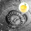 HJIAMA Sink Drain Basket with Button, Strainer Sink, Sweet and