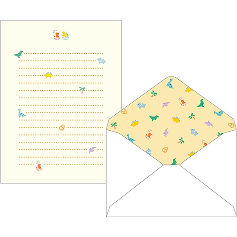 Elcomune LTS-095 Papote Dinosaur Letter Set