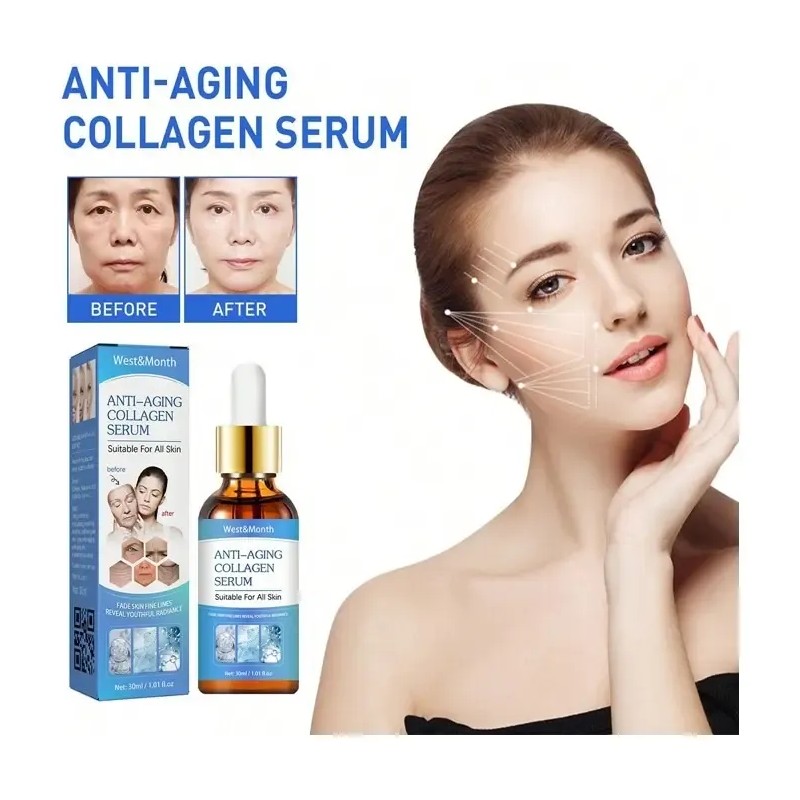 Wm Suero Serum De Colageno Antiedad Antiarrugas Reafirmante
