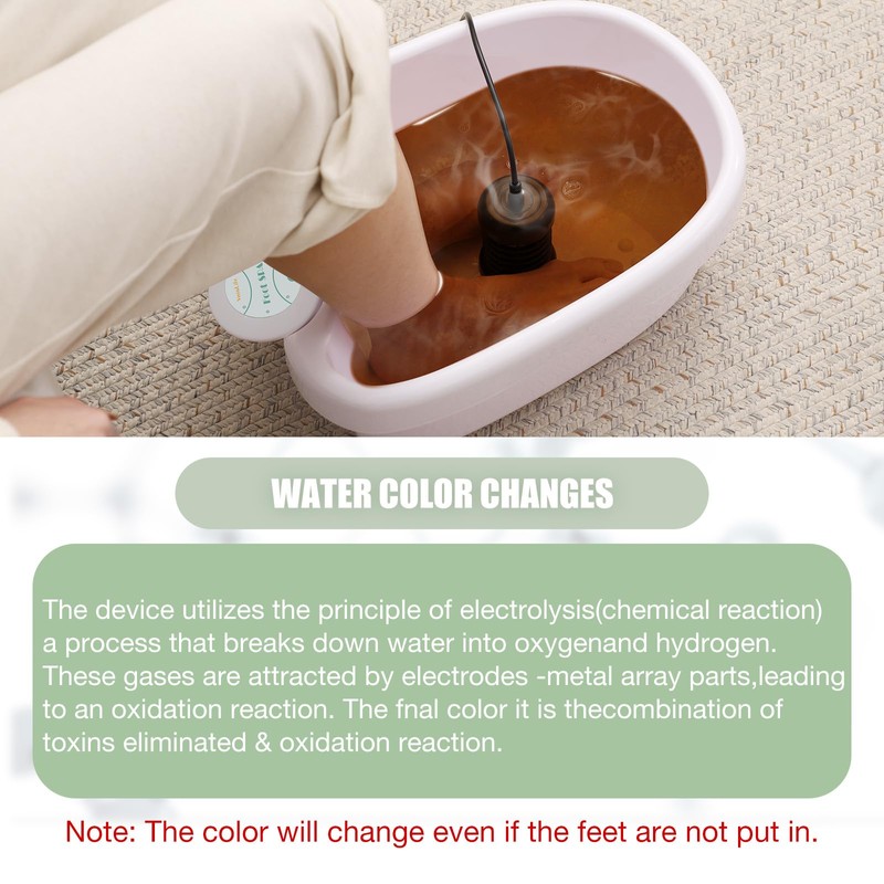 VnioLife Ionic Foot Bath Detox Machine Ion Foot Detox Spa