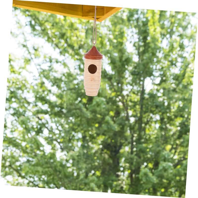 CIYODO Detailed Design Hummingbird House Bird Nest Outdoor Garden Swing