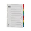 Rexel Mylar A4 Dividers 10 Part - Assorted Colours