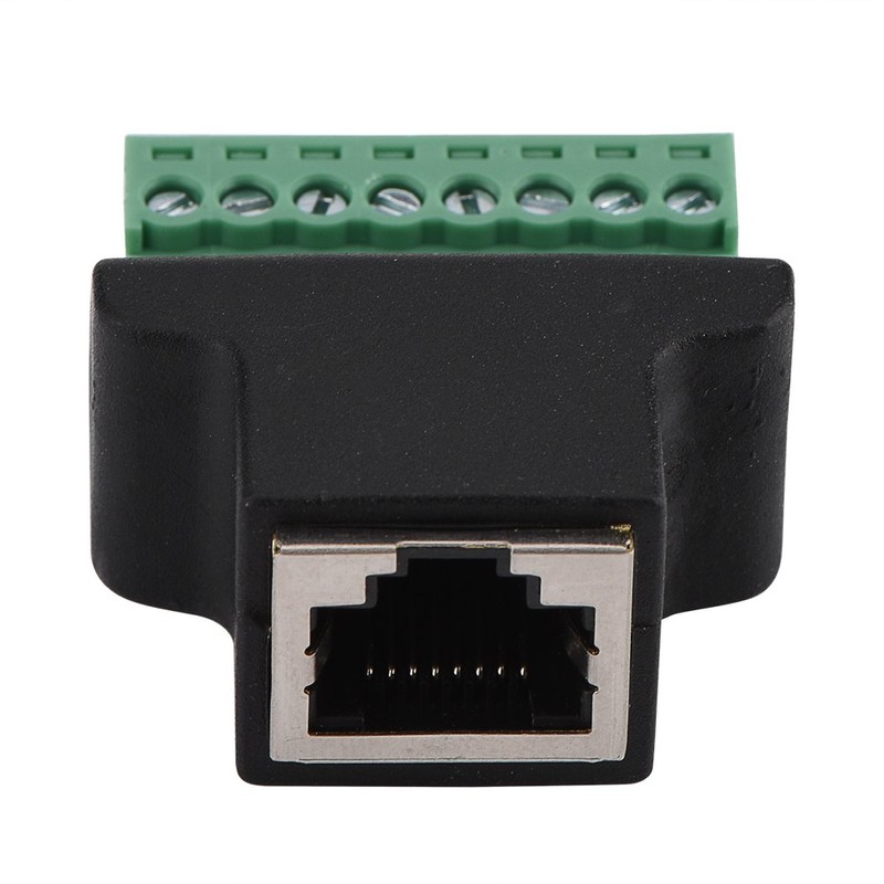 Terminal de Tornillo RJ45, Conector RJ45 Hembra de DVR Ethernet
